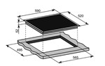 Fotka - Prodm prakticky novou sklokeramickou varnou desku Baumatic BHC605 - Zstavba do pracovn desky